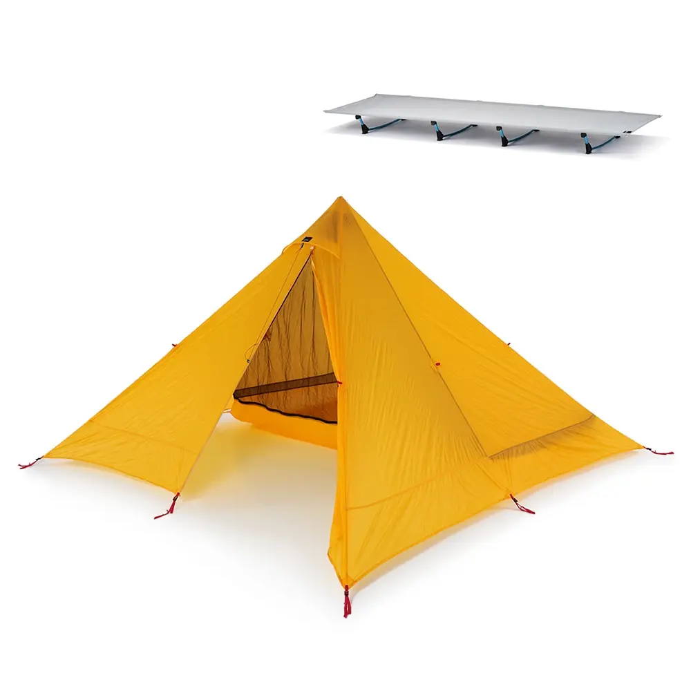 

Multifunctional 2 Person Outdoor Camping Tent Shelter Waterproof Foldable Tent Awning Canopy for Travelling Fishing+73"* 24" Cot