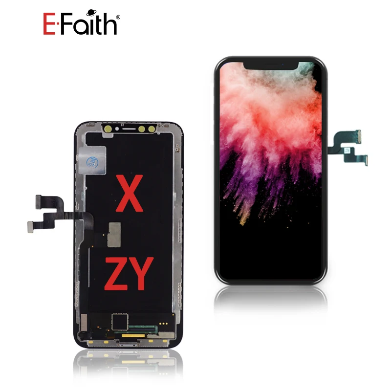 1 шт. EFaith EF бренд мягкий OLED для iPhone X OLED/AMOLED ЖК-дисплей сенсорный экран дигитайзер сборка