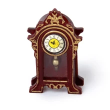 Топ!-1/12 миниатюрные залы кукольный домик классические настольные часы