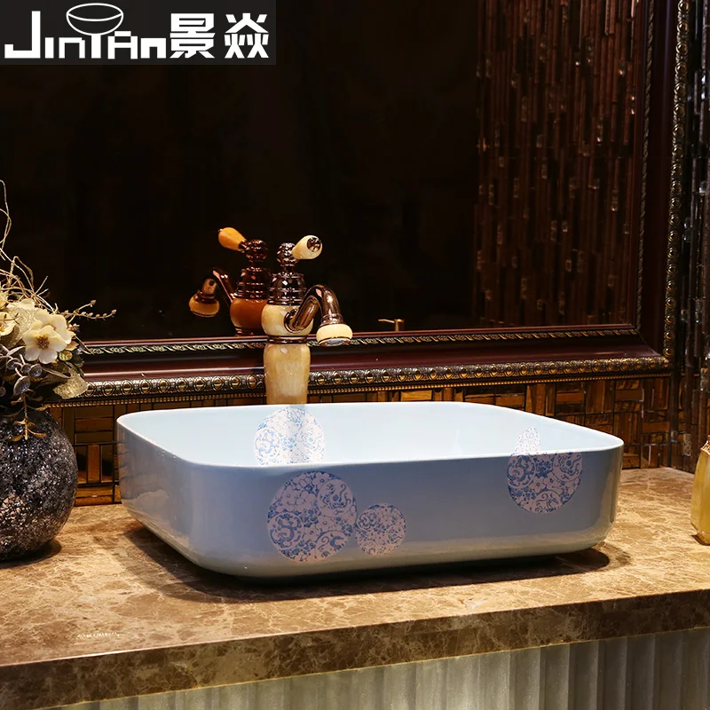 Jing Yan Jingdezhen modern jade elegant fashion art ceramic platform