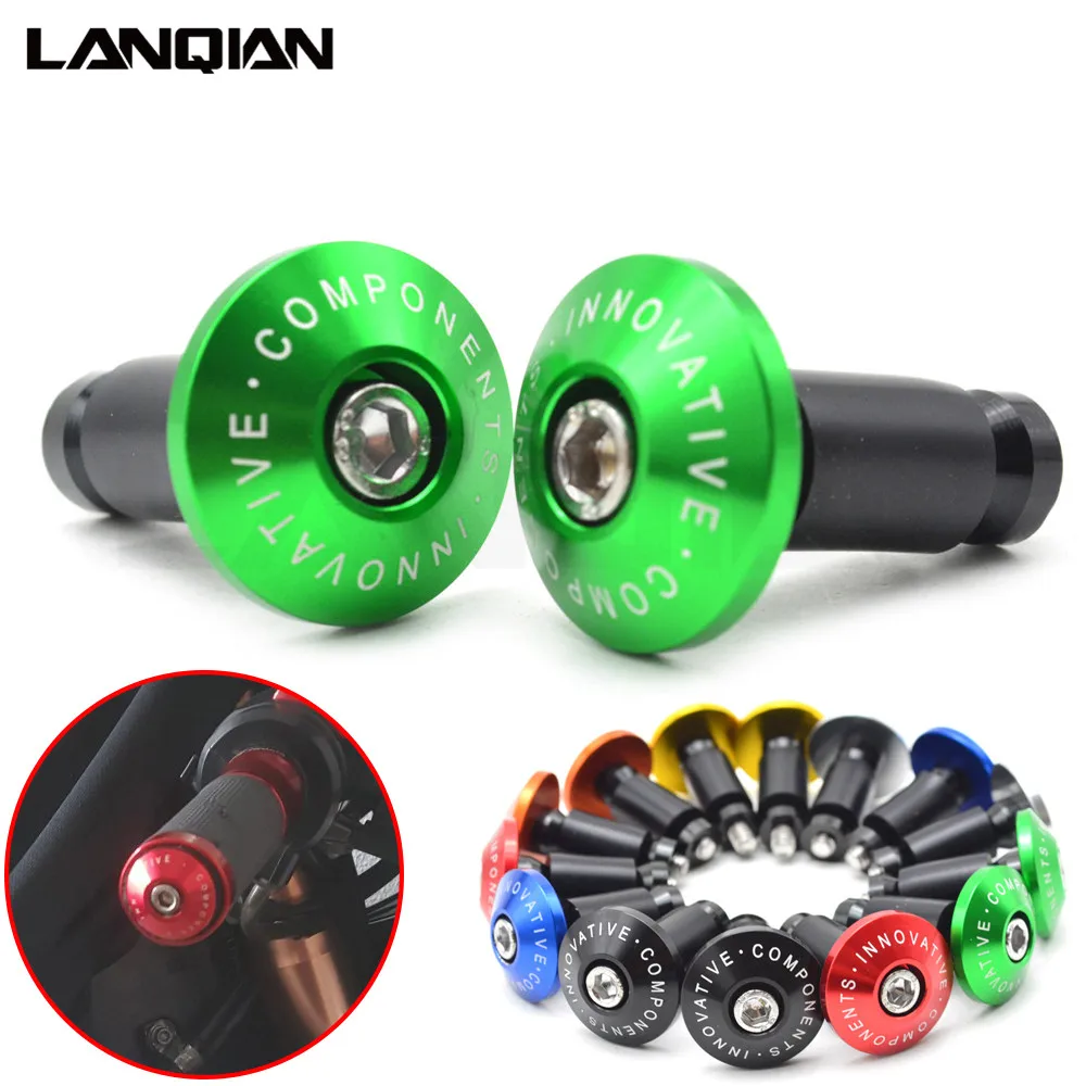 Universal 7/8 22mm motorcycle handlebar end grips Anti Vibration Silder Plug for Honda CRF1000L AFRICA TWIN CBF1000 XRV 750 | Автомобили и