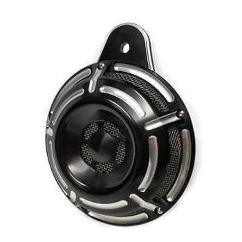 

New Motorcycle Parts Horn Moto Slot Track Black Loud Speaker Moto For Harley 91-up Big Twin Cam For Harley Sportster XL 07-up