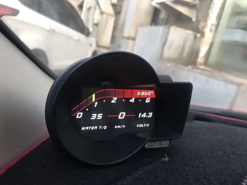 Профессиональный волшебник OBD Head Up display Автомобильный цифровой измеритель скорости вольтажа и т. Д. Автоматический диагностический инструмент для сигнализации температуры воды