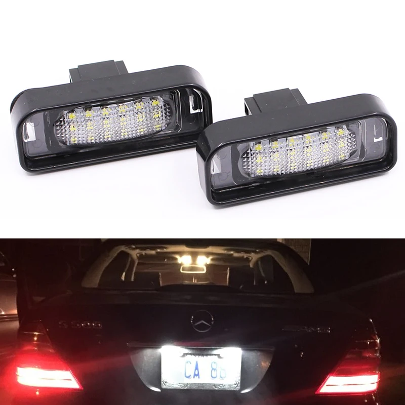 2 шт. светодиодные лампы для номерного знака MERCEDES BENZ W220 S320 S420 S430 S500 S55 1999-2005 |