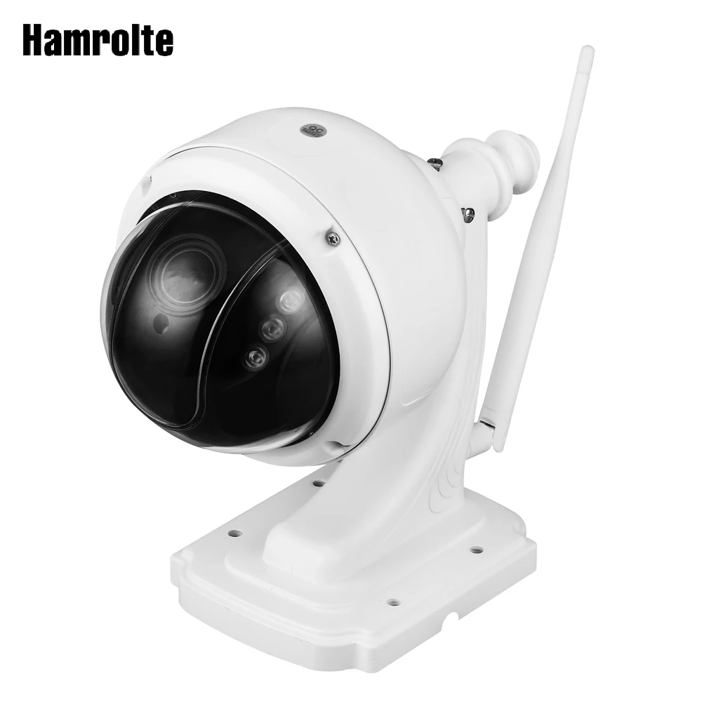 Hamrolte Wifi Camera Speed Dome Camera HD 1080 p 5X Zoom Autofocus