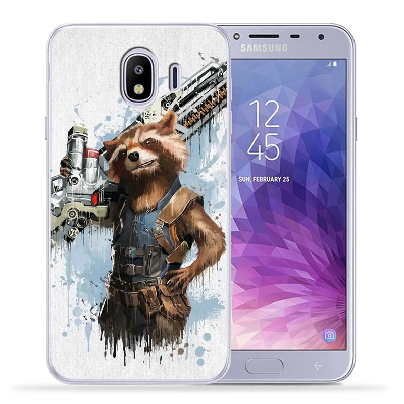 Роскошный чехол Marvel с Мстителями для samsung Galaxy J3, J4, J5, J6, J7, J8 Plus,,,, J2 Prime, силиконовый чехол, Etui Deadpool - Цвет: 0138