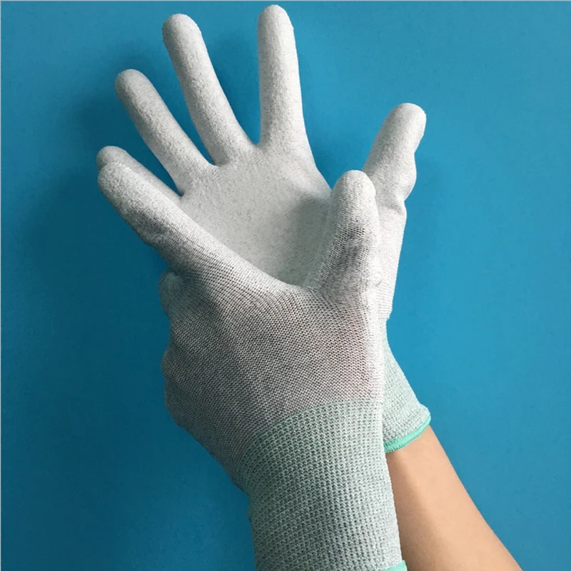 5pairs/bag Anti static Glove PC computer ESD Safe universal work Gloves Electronic Anti skid for Finger protection 5pairs/bag Anti static Glove PC computer ESD Safe universal work Gloves Electronic Anti skid for Finger protection