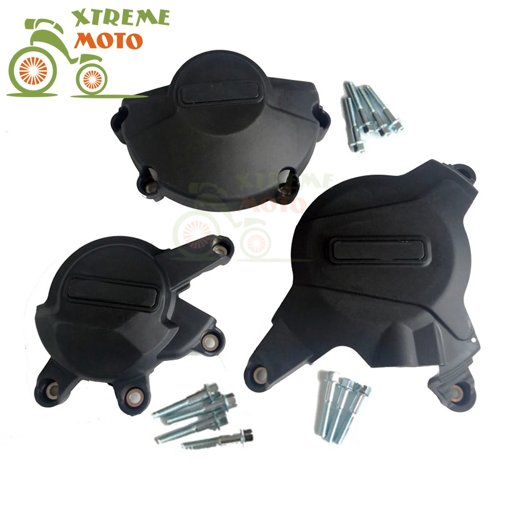

Motorcycles Black Engine cover Protection case For Honda CBR600RR 07-16 07 08 09 10 11 12 13 14 15 16