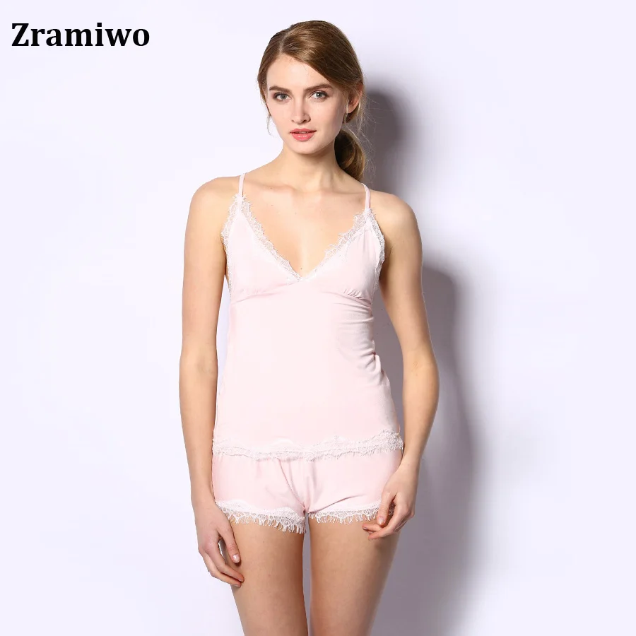 Cotton Cami and Shorts Set Comfy Pajamas Modal Nighties