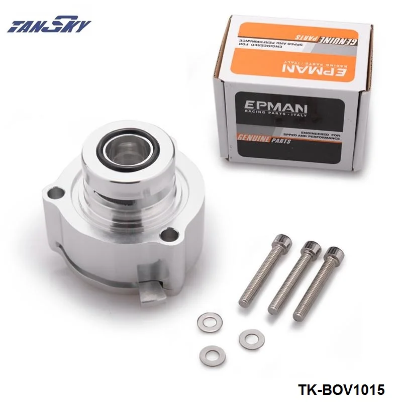TANSKY- Aluminum Turbo Blow Off Valve BOV Flange Adapter For VW Golf VAG 2.0T 08-12 TK-BOV1015-EP