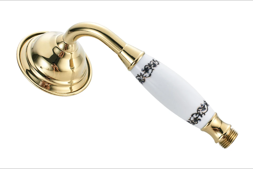 GERHANS Золото Серебро Винтаж ванной кран водопроводный кран смесителя спрей для массажа Насадки для душа элегантный для душа и ванной K13101