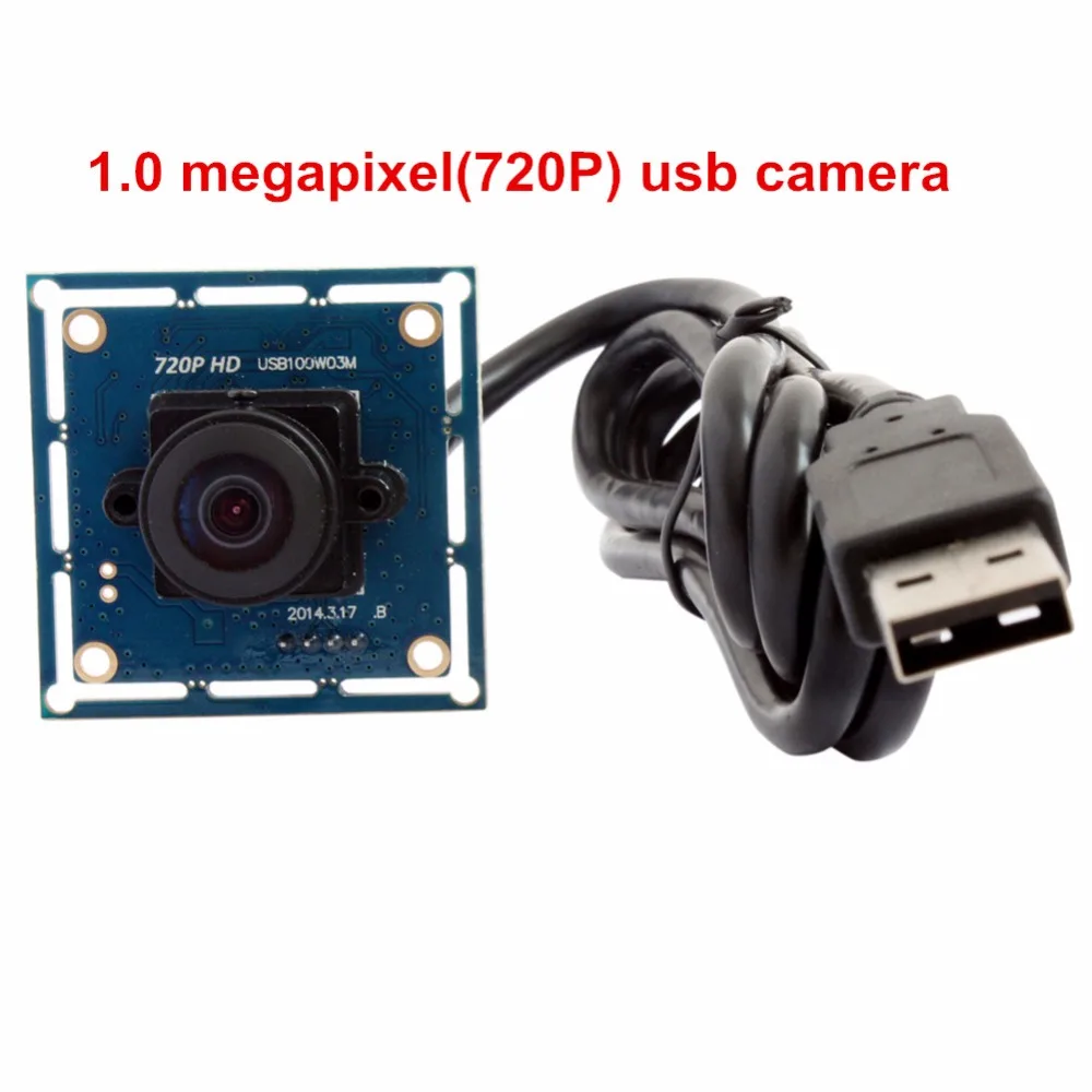 1 CMOS OV9712 широкоугольный объектив рыбий глаз HD USB веб-камера