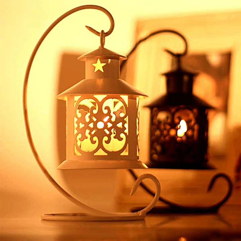 YNL Europe Iron Candle Holders street lamp Candlestick wedding