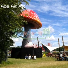 Красивый Ace Air Art огромное Надувное со светодиодной подсветкой гриб украшение