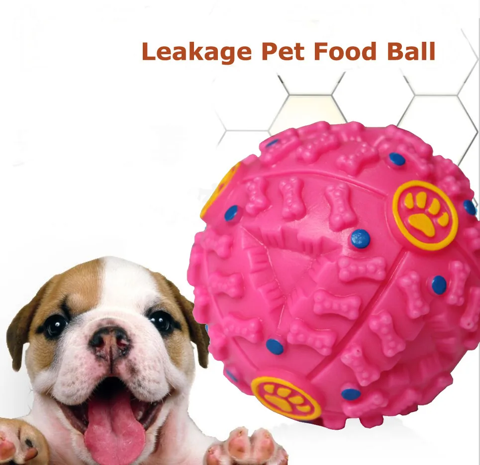 

Squeaky Giggle Quack Sound Toy Ball Training Dogs Food Dispenser Durable Chew Toys for Pet Dog