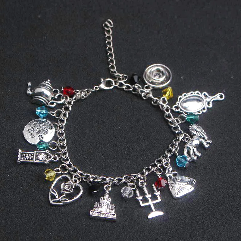 SG браслеты "Моана" Ocean Romance те фити сердце Мауи Magic рыболовного крючка член Хей поросенок Пуа шармы браслеты для женщин и девушек, подарок, ювелирное изделие - Окраска металла: B43