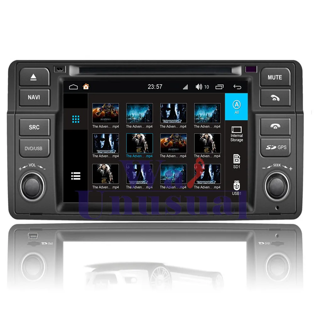 Flash Deal WANUSUAL 7 Inch WINCA S190 Android 7.1 Quad Core 2G+16G Car Multimedia Player GPS for BWM E46 GPS Navigation with BT WIFI Maps 5