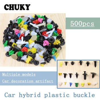 

CHUKY Mixed Auto Fastener Car Door Bumper Fender Rivet Retainer Clips Accessories For VW Passat B6 B5 B7 B8 Toyota Avensis Skoda
