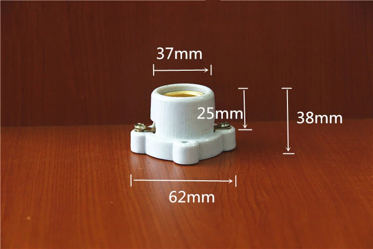 4 шт Керамика E27 лампы Универсальный держатель Медь винт Кепки патрон для лампочки лампа Разъем