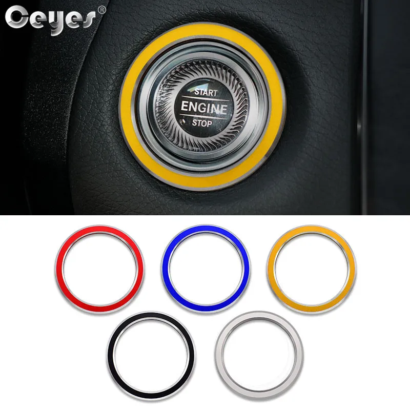 

Ceyes Car Styling Auto Engine Start Ignition Cover Accessories Ring Case For Mercedes Benz E Class W213 E200 E300 E320L Stickers