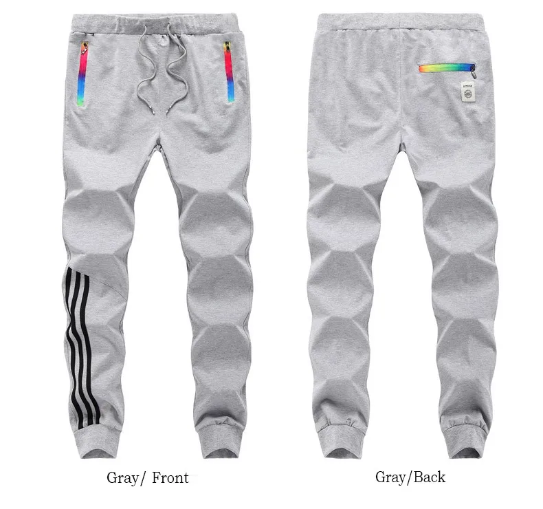 Men's Pants Slim Fit Men's Sports Trousers Striped Slim-fitting Breathable Sweatpants Spring-summer Harem Pants Large Size 5XL