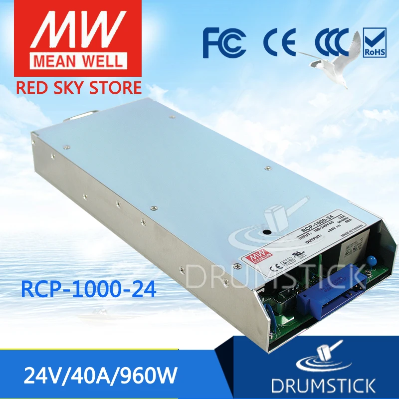 

MEAN WELL RCP-1000-24 24V 40A meanwell RCP-1000 24V 960W Front End Power System