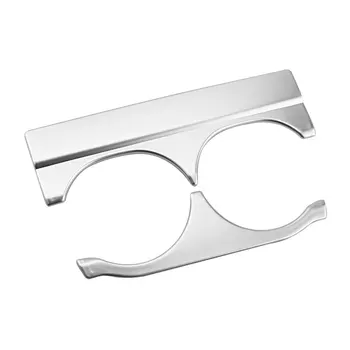 

Jameo Auto 2 Pcs/set ABS Chrome Car Interior Water Cup Decoration Trim Stickers for Honda City 2015 2016 2017 Parts Car Styling