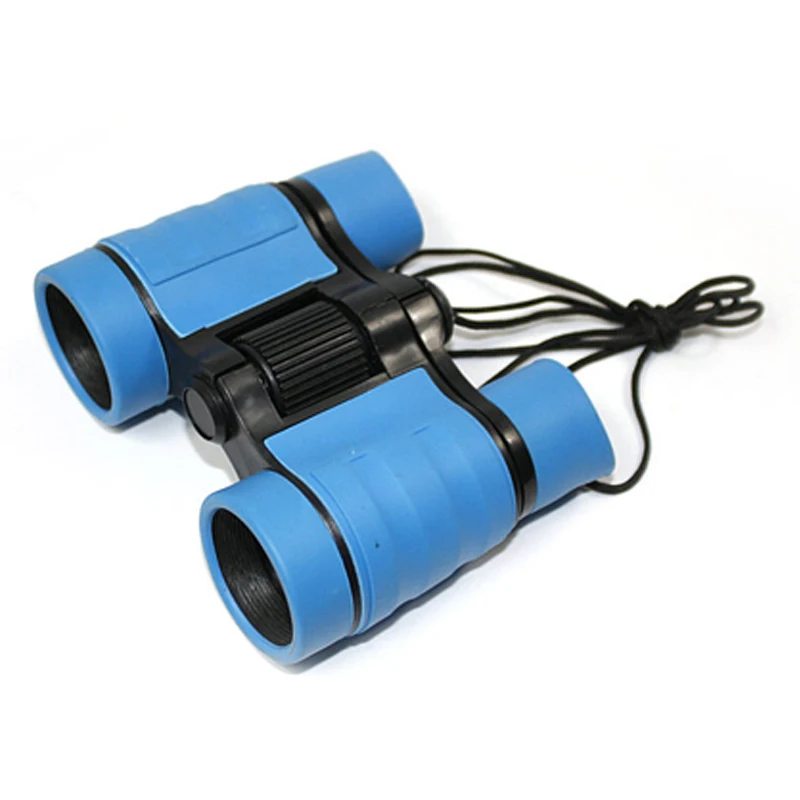 4x30 игрушечный бинокль горячие продажи мини-детские бинокли Компактный телескоп для кемпинга на открытом воздухе игрушечный бинокль Детские Образовательные Подарки - Цвет: Синий