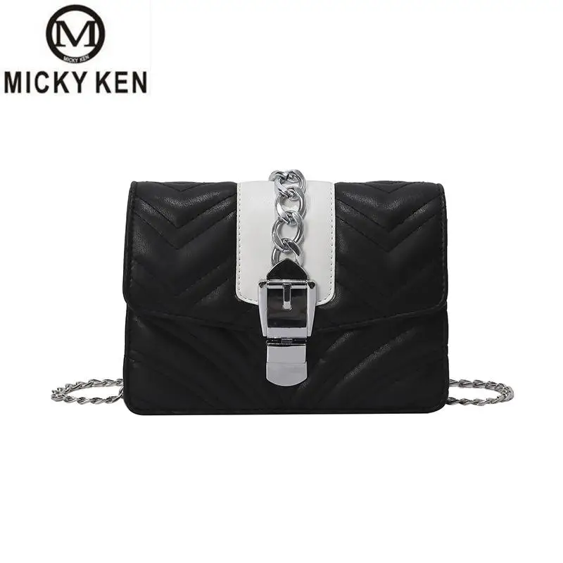 

Fashion Female Wild Small Square Bag 2019 New Versatile Shoulder Bag Simple Chain Diagonal Small Bag Tide Women Handbag
