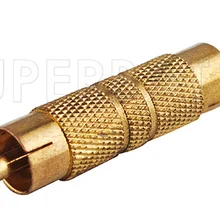 Superbat 5 шт. RCA адаптер RCA штекер прямой разъем