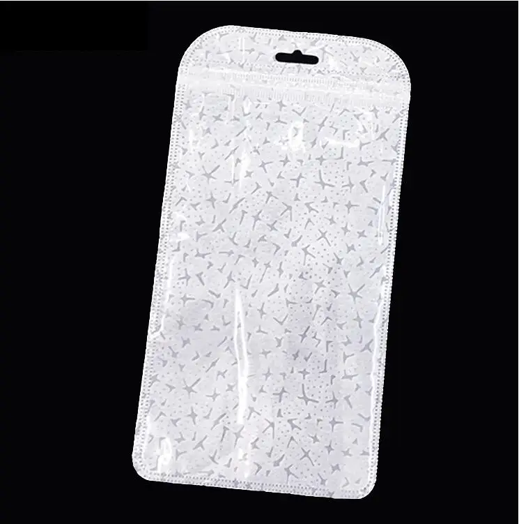 50 шт белый прозрачный пластиковый чехол для телефона сумка Малый мешок с застежкой самозапечатывающийся упаковочный пакет для носков