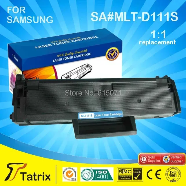 

MLT-D111S New Toner Cartridge For Samsung With 100% defective replacement  free shipping