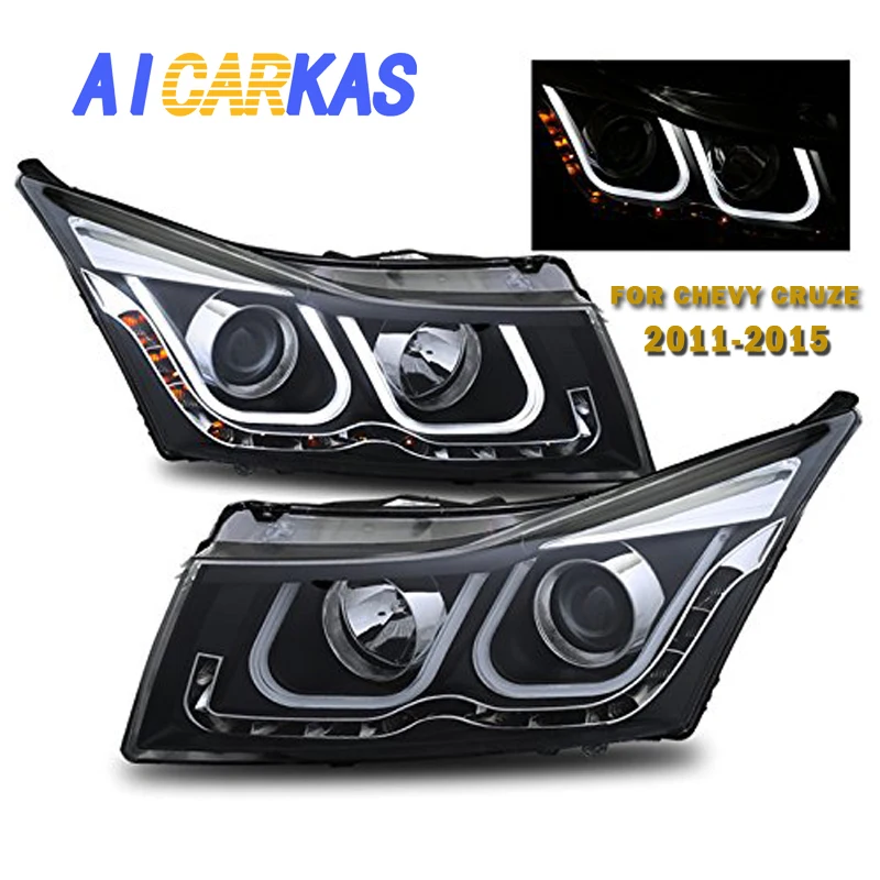 AICARKAS LED Headlight Assembly for Chevrolet Cruze 2011 2012 2013 2014