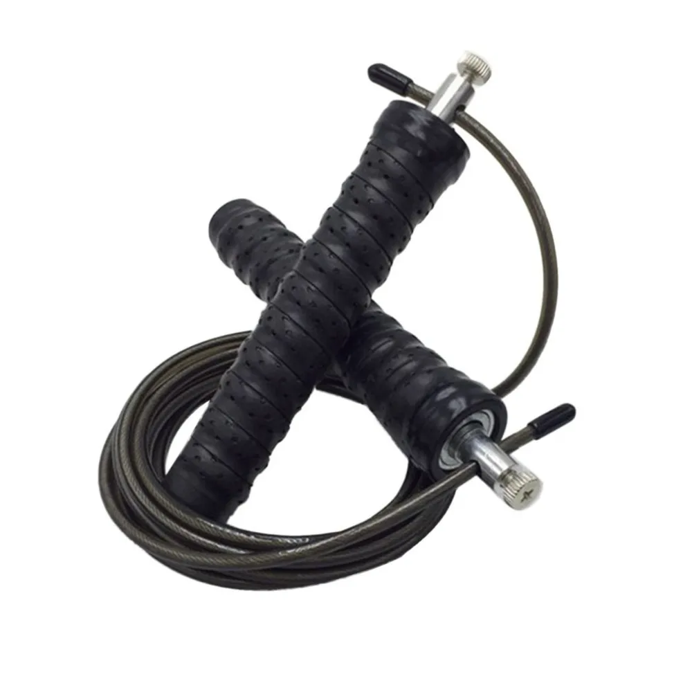 

3m Steel Wire Jump Rope Adjustable Skipping Speed Rope Sweat Wicking Handle Fitness Training Rope for Boxing Exercise