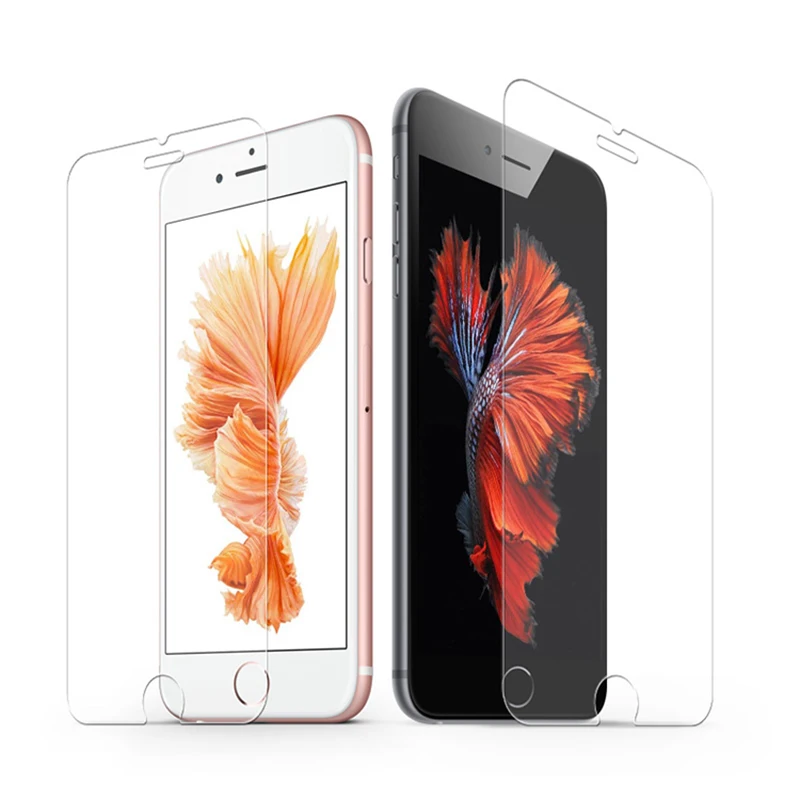 2 PCS For iPhone 6s 0.2mm Front Premium Tempered Protective Glass 9H Ultra Thin Screen Protector