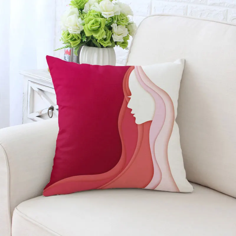 المنزل مكتب أريكة الزخرفية غطاء الوسادة 45*45 سنتيمتر جودة المطبوعة المخدة مقعد كرسي الأريكة سيارة وسادة الخصر غطاء BZ119