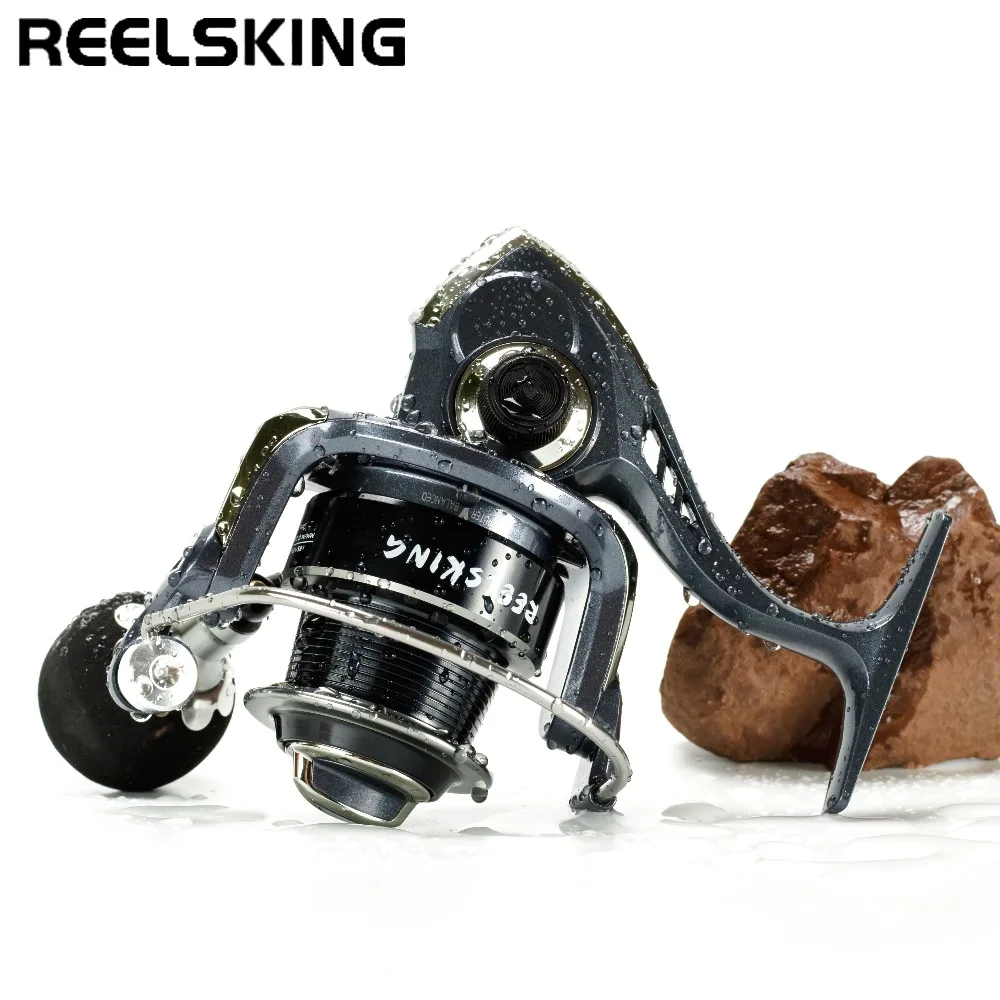 

NEW spinning wheels fishing reel Full metal CNC rocker EVA grip 13BB+1 little distant wheel fish carp spinning fishing reels MR