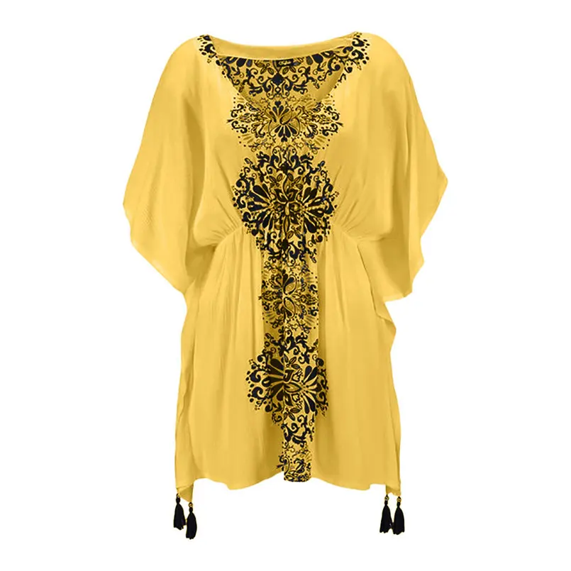 New Women Summer Fashion Holiday Sexy Sexy Off Shoulder Lace Shift Loose Beach Party Mini Dress Elegant Lady Party Dress #4R10 (19)