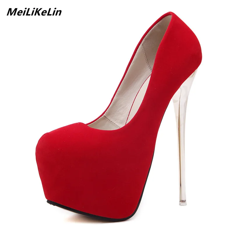 Aliexpress.com : Buy MeiLiKeLin Sexy Women Fetish High Heels Pumps 16 ...