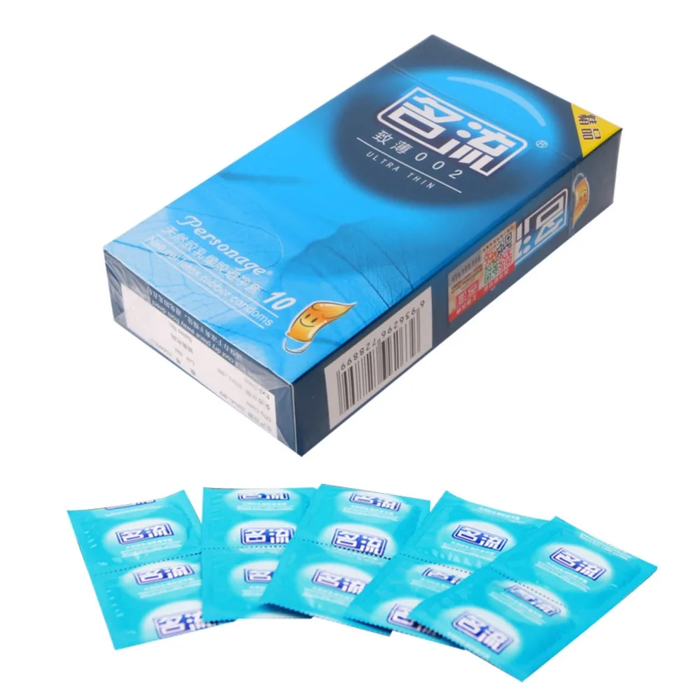 

1 Box/10 Pcs Natural Latex Condoms For Men Adult Better Toys Safer Contraception