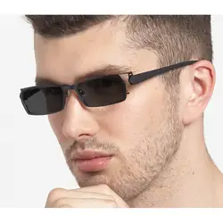 Vazrobe фотохромные очки Для мужчин полный/половина TR90 солнцезащитные очки-хамелеоны для вождения менящийся Хамелеон объектив UV400 мужчины