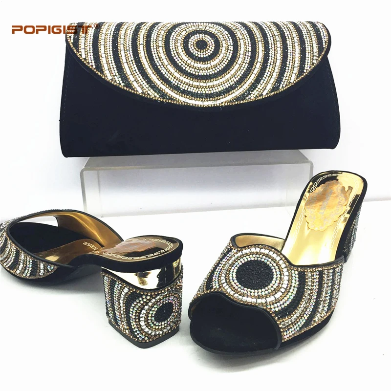 Italian Shoe with Matching Bag New Arrival Design Matching Italian Shoe