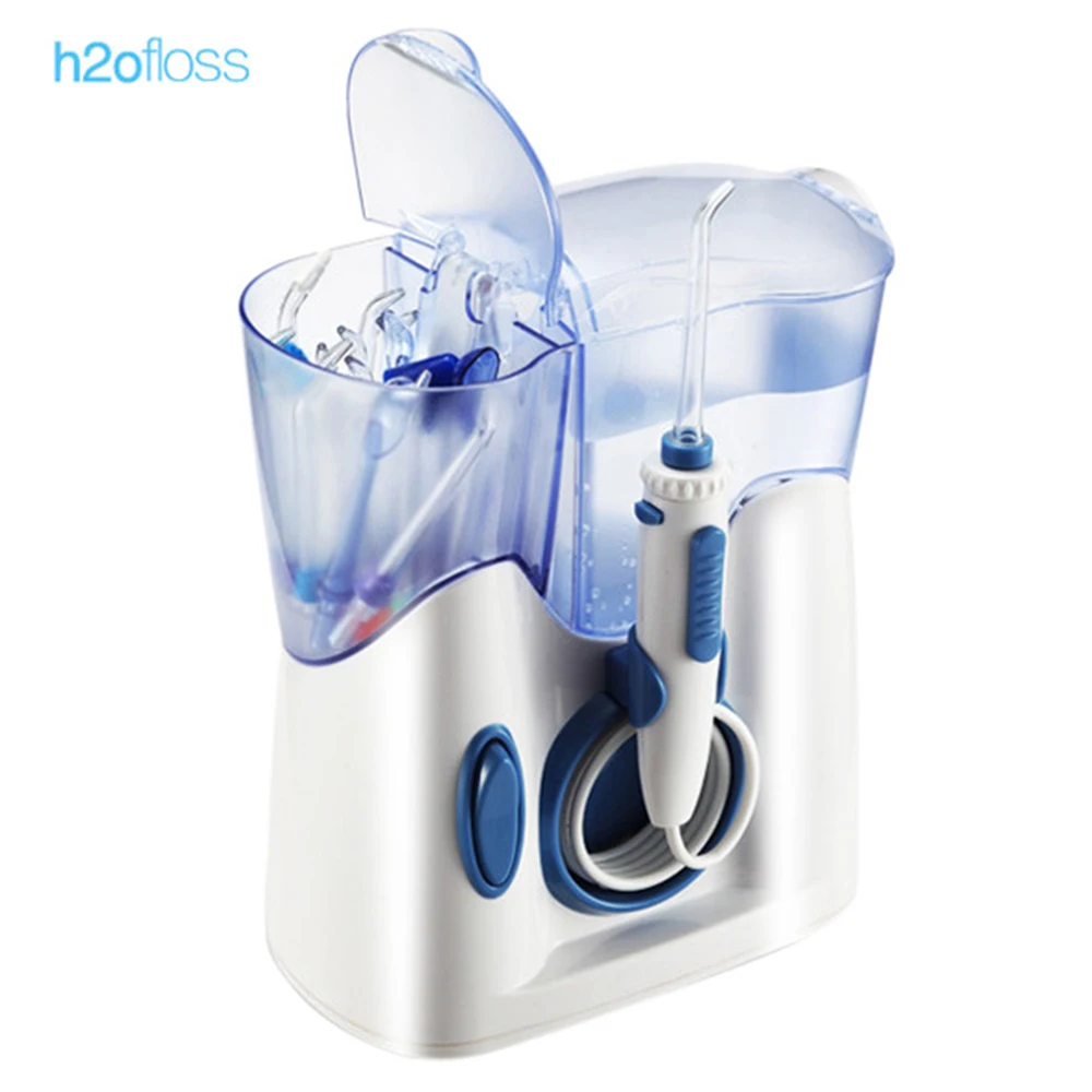 

H2ofloss 800ml Electric Oral Irrigator Teeth Water flosser Dental Shower Cleaning Machine Low Noise Water Jet Toothbrush 6 modes