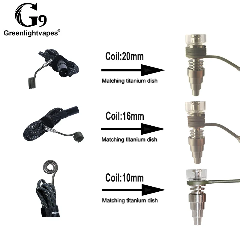 G9 Tick enail Henail комплект TC mod с кварцевым титановым гвоздем Портативный электрический набор инструментов для ногтей Dab для масляной установки испаритель стекло Bong C