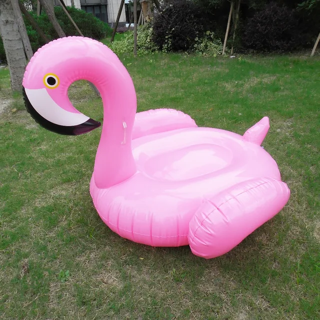 1.5m 60inches Inflatable Pink Flamingo Swimming Float Inflatable Ride