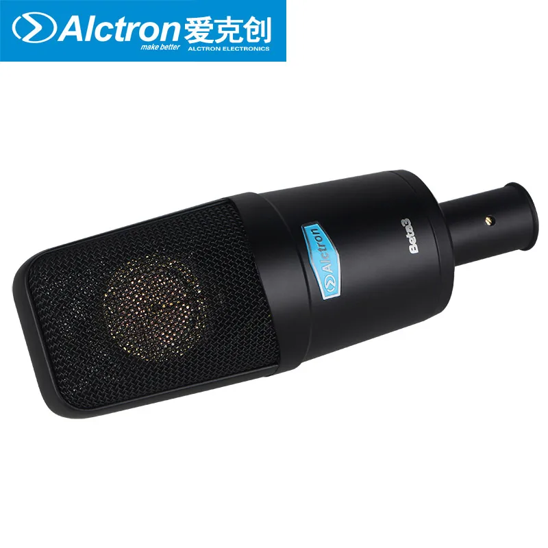 Alctron Beta3 большой золотой мембранный FET конденсаторный записывающий микрофон для