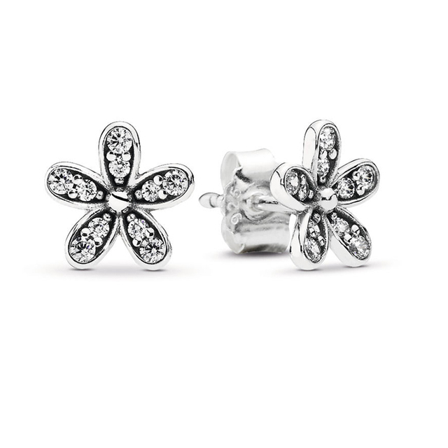 Offer 29 Styles  Infinity Stud Earring Clear CZ Fit Brand Earrings for Women Wedding Jewelry Dropshipping