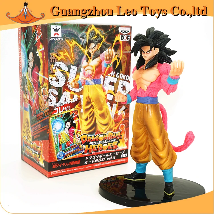 LEO TOYS Japanese Anime &quotDragon Ball Z GT" Toy PVC Figure DRAGONBALL HEROES DXF Vol.3 - Son Goku Super Saiyan | Игрушки и хобби