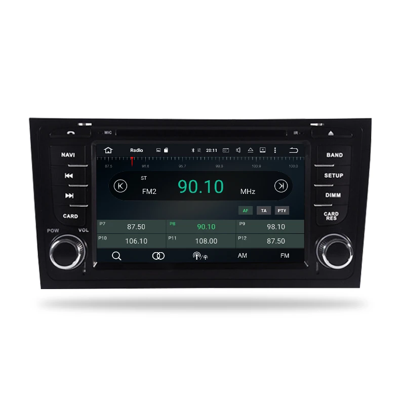 Discount Android 9.0 Car DVD Stereo Multimedia Headunit For AUDI A6 RS6 1997-2004 S6 1997+ Auto PC Radio GPS Navigation Video Audio 4GRAM 4
