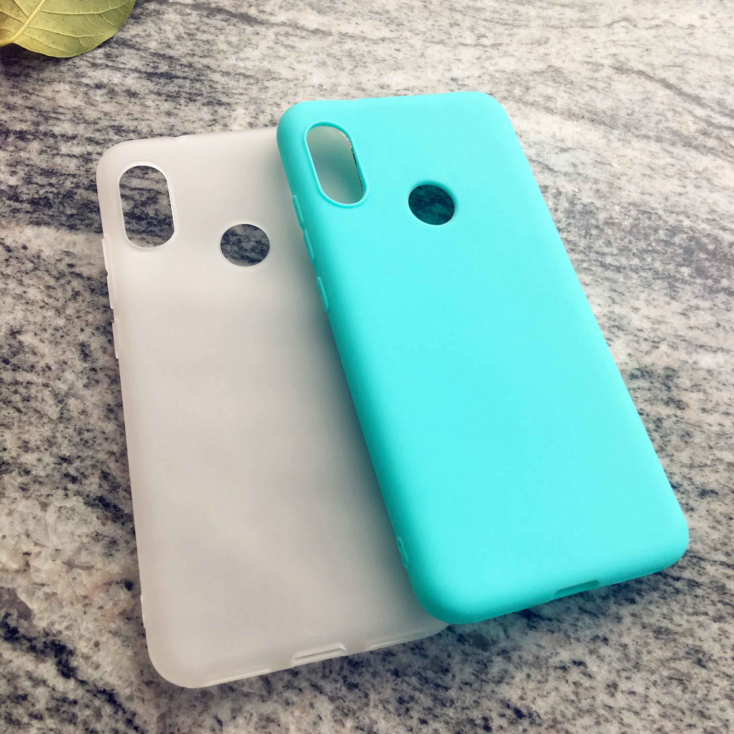 

Simple solid color fashion mobile phone case for Xiaomi redmi 6 6pro RPO Note 6 ntoe7 Mobile phone security black White Red